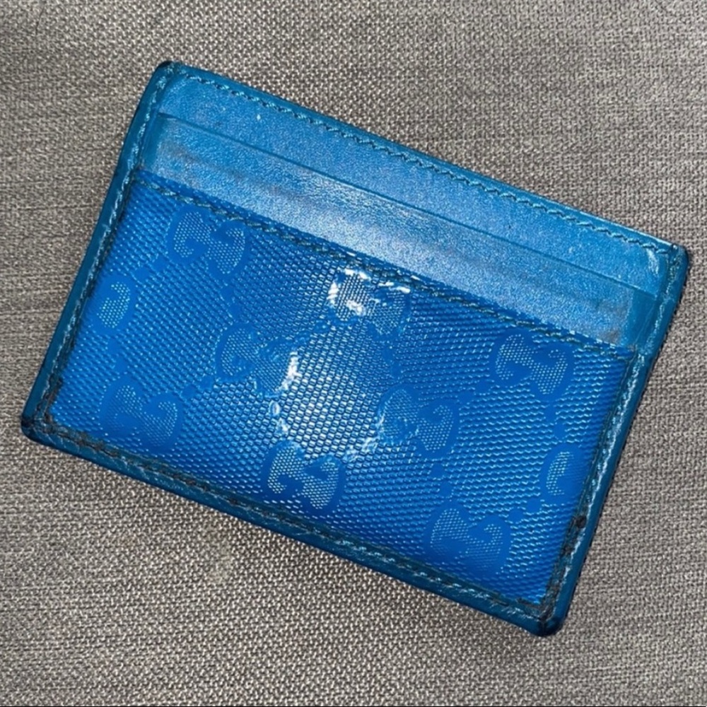 Gucci Blue Card Holder